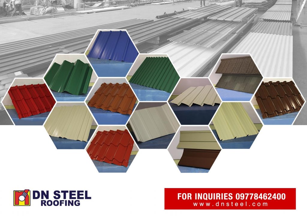 DN Steel’s various profiles are designed to suit every Client's roofing requirement. Its "PPGL" Pre-painted Galvalume material is the best quality available in the market.