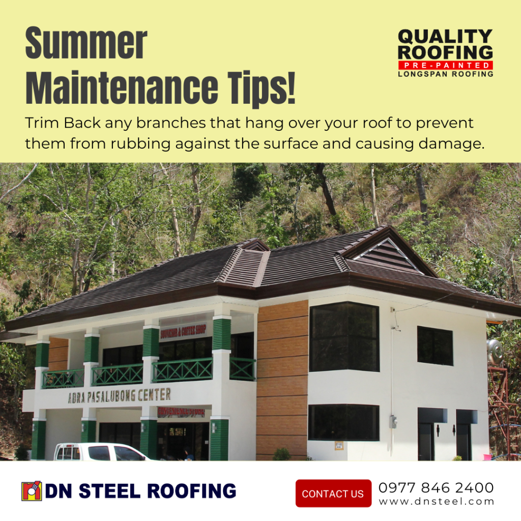 Maintaining your roof during the summer is essential for ensuring its longevity and performance, especially since summer weather can be harsh with increased sunlight and heat. By performing regular maintenance tasks and addressing any issues promptly, you can help extend the lifespan of your roof and ensure it continues to protect your home effectively. To know more about our products and services, give us a call at 0977 846 2400.