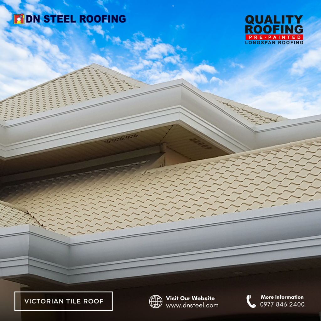 Most end users and designers choose our DN Victorian Tile Roof for its beauty, character, and style. It is best suited for residential, gazebo, multi-purpose halls, vacation homes, and other similar applications. To know more about our products and services, give us a call at 0977 846 2400.