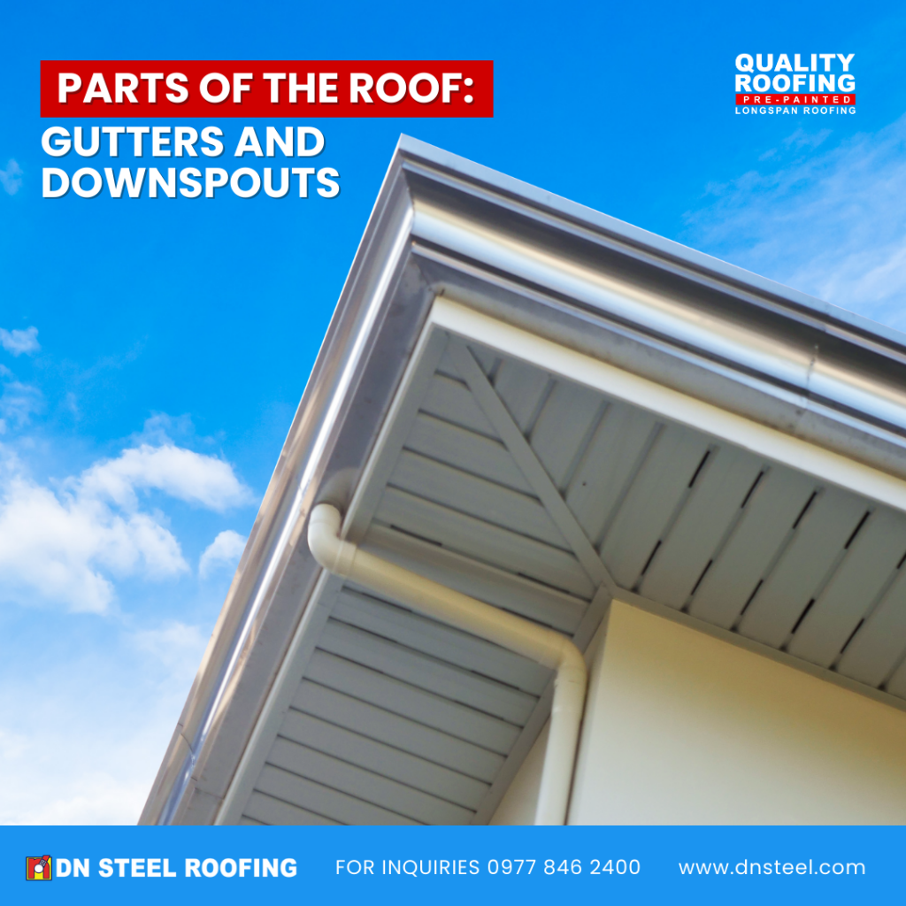 Gutters and downspouts play several crucial roles in maintaining the integrity and functionality of a building's structure. It collects rainwater running off the roof and directs it away from the building's foundation. By channeling water away from the foundation, gutters and downspouts help prevent erosion, soil saturation, and water damage to the structure. To know more about our products and services, give us a call at 0977 846 2400.